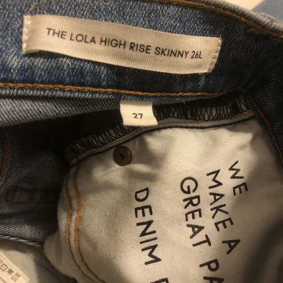 Aritzia Denim Forum The Lola High Rise Skinny Jeans Size 27 - Picture 10 of 11